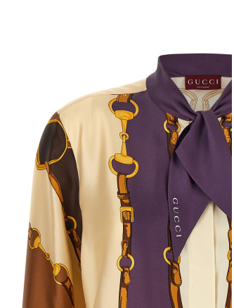 Рубашка, блузка GUCCI 'Morsetto' (855593ZAUK42358) #