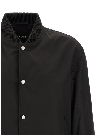 Повседневная куртка HUGO BOSS Monogram sleeve bomber jacket (50564412001) #