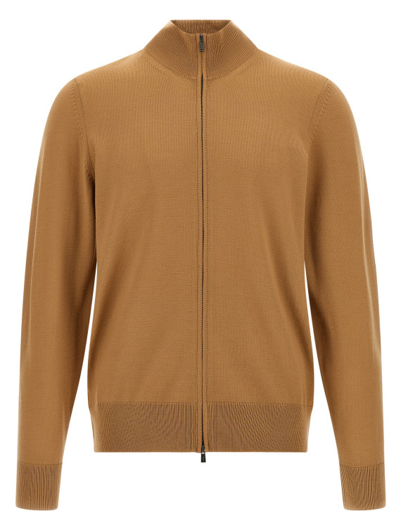 Свитер, кардиган HUGO BOSS Shaved knit cardigan (50566344260) #1