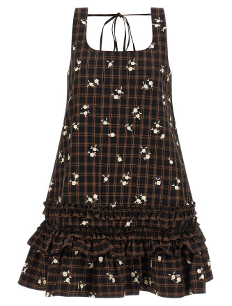 Мини GANNI 'Check Flower'