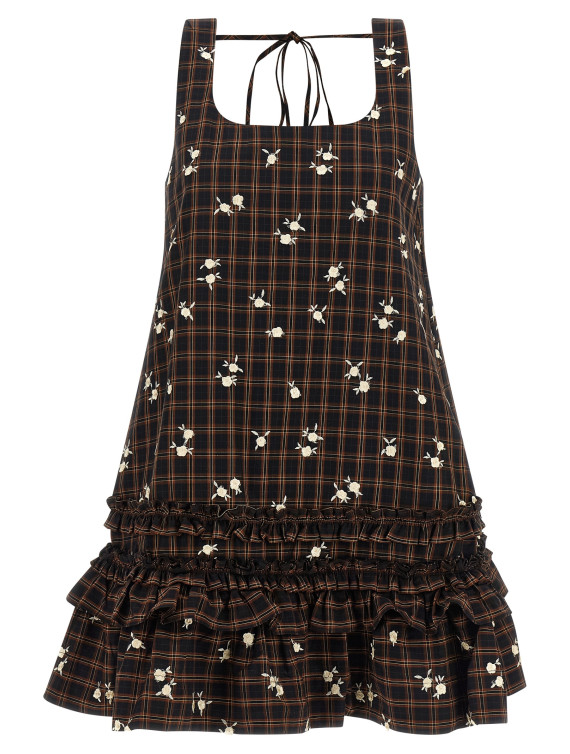 Мини GANNI 'Check Flower' (A1030642ZX8) #1