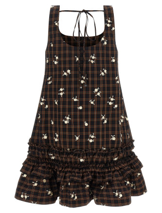 Мини GANNI 'Check Flower' (A1030642ZX8) #