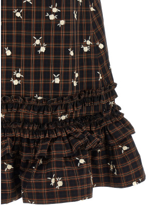 Мини GANNI 'Check Flower' (A1030642ZX8) #