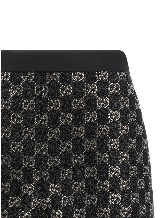 Бермуды, шорты GUCCI GG lamé tweed shorts (853382ZARWY1000) #