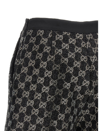Бермуды, шорты GUCCI GG lamé tweed shorts (853382ZARWY1000) #