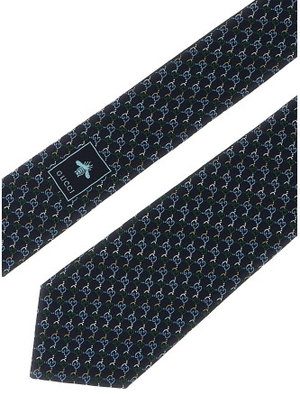 Галстук, папильон GUCCI GG silk tie (8533504E0094266) #