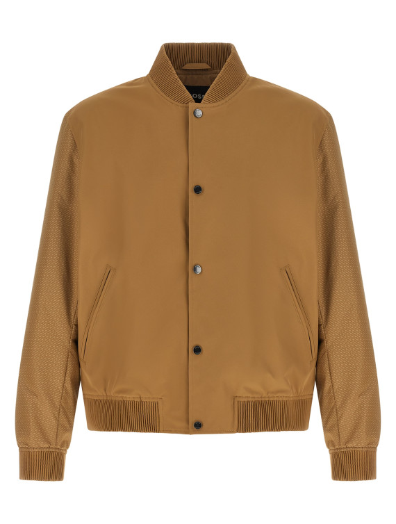 Повседневная куртка HUGO BOSS Monogram sleeve bomber jacket (50564412260) #1