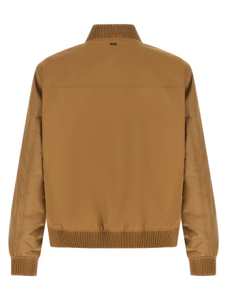 Повседневная куртка HUGO BOSS Monogram sleeve bomber jacket (50564412260) #
