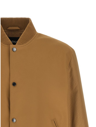 Повседневная куртка HUGO BOSS Monogram sleeve bomber jacket (50564412260) #