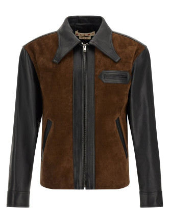 Кожаная куртка MARNI Leather Jacket