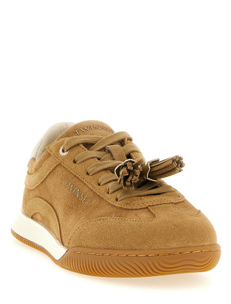 Кроссовки TWIN SET Suede sneakers with tassels (262TCP09012145) #