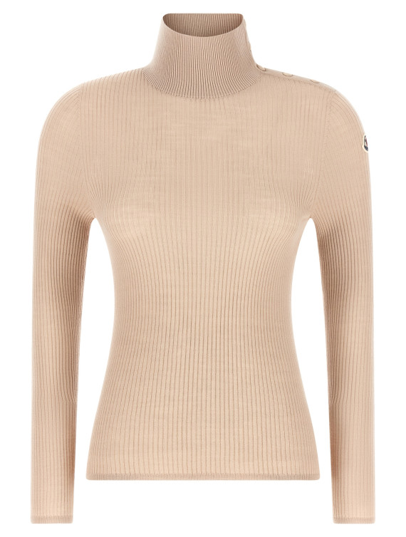 Свитер, кардиган MONCLER Textured wool turtleneck sweater (L20939F00001M118020I) #1