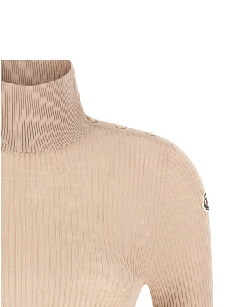 Свитер, кардиган MONCLER Textured wool turtleneck sweater (L20939F00001M118020I) #