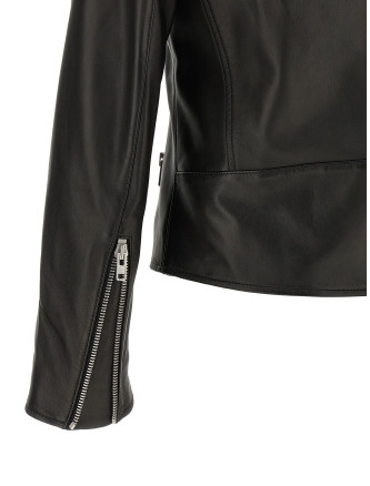 Кожаная куртка MAISON MARGIELA '5-zip' (S50AM0489SY1460900) #