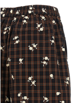 Бермуды, шорты GANNI 'Check Flower' (A1110089ZX8) #