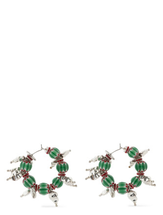 Серьги DRIES VAN NOTEN Rings earrings with beads (2610182820046604) #