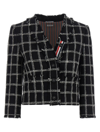 Пиджак, костюм THOM BROWNE Tweed blazer