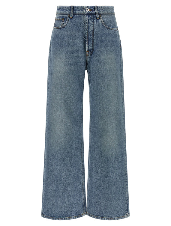 Джинсы MIU Logo embroidery jeans (GWP500SOOO1NLCF0008) #1
