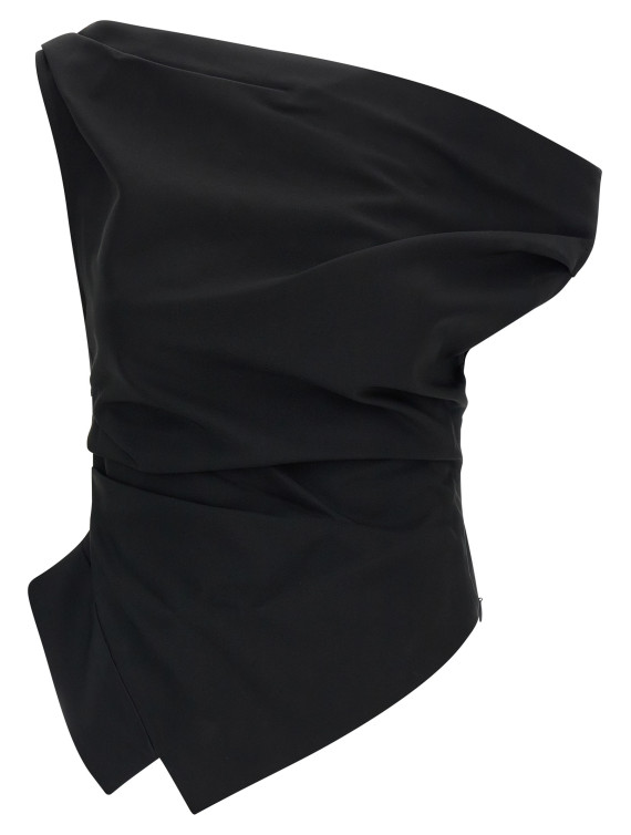 Вечерний топ ROHE Asymmetrical top with draping (42020171001) #1
