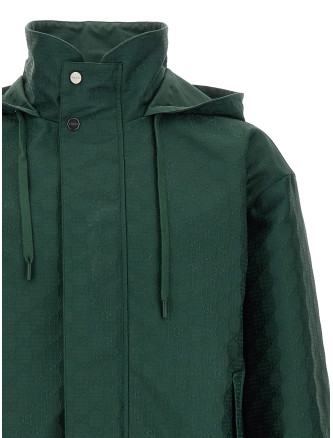 Күнделікті күртеше GUCCI Reversible ripstop cotton jacket (770276ZAUBC4623) #