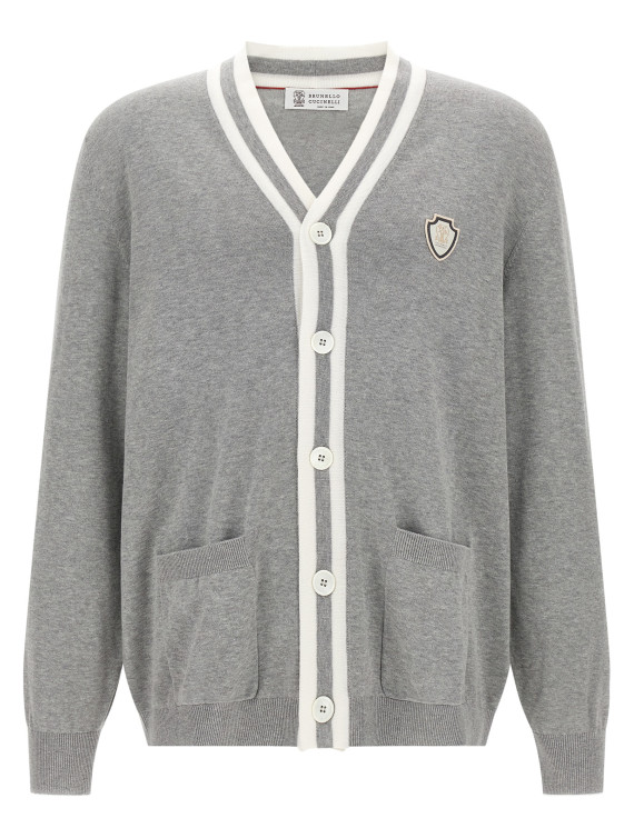 Heraldic logo cardigan (M29203606FCP157) #1