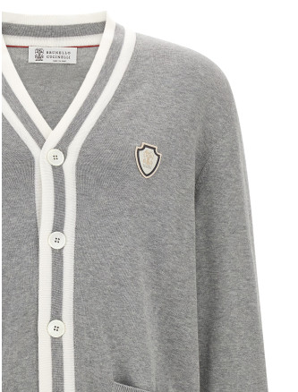 Heraldic logo cardigan (M29203606FCP157) #