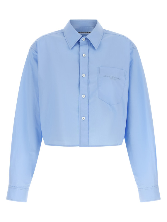 Рубашка, блузка ALEXANDER WANG Cropped shirt (1WC3261347459B) #1