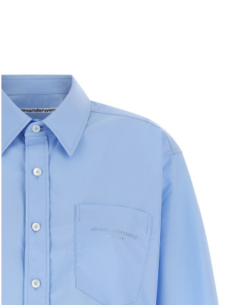 Рубашка, блузка ALEXANDER WANG Cropped shirt (1WC3261347459B) #
