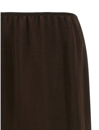 Миди TWIN SET Satin froissé and lace skirt (262TP211113853) #