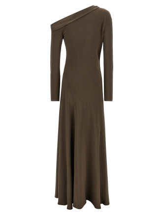 Макси ALBERTA FERRETTI Bare shoulder dress (A042366278500) #