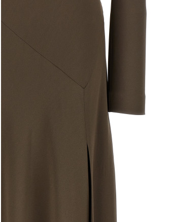 Макси ALBERTA FERRETTI Bare shoulder dress (A042366278500) #