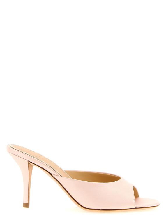 Босоножки на высоком каблуке MAGDA BUTRYM Satin mules (506726PINK) #1