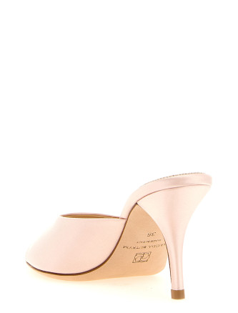 Босоножки на высоком каблуке MAGDA BUTRYM Satin mules (506726PINK) #