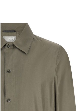 Повседневная куртка BRUNELLO CUCINELLI Membrane silk jacket (MZ4216541C965) #