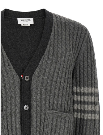 Свитер, кардиган THOM BROWNE 2-in-1 trompe l'œil cardigan (MKC650AY1018982) #