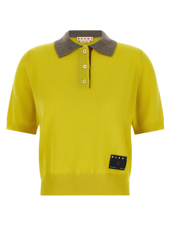 Поло MARNI Cashmere polo shirt (POMD0068EQUFX331MXV42) #1