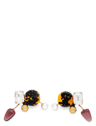 Серьги DRIES VAN NOTEN Hand-painted earrings
