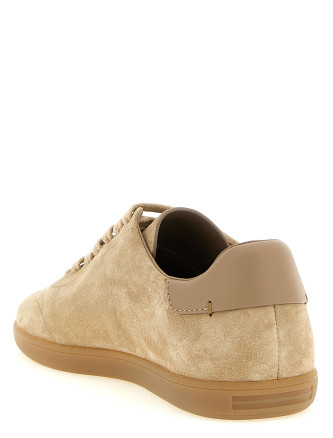 Кроссовки ZEGNA Low-Top Suede Sneakers (LHSOYS8218ZCRE) #