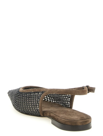 Балетки BRUNELLO CUCINELLI 'Precious Net Embroidery' (MZSFC3176C8769) #
