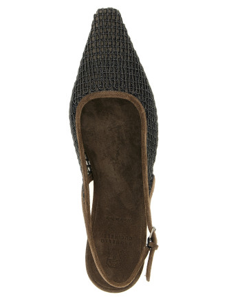 Балетки BRUNELLO CUCINELLI 'Precious Net Embroidery' (MZSFC3176C8769) #