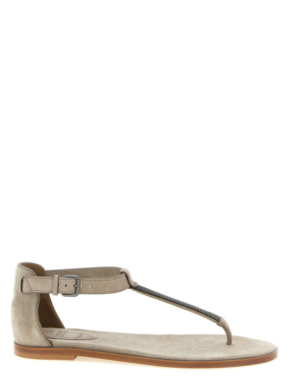 Плоские сандалии BRUNELLO CUCINELLI 'Precious Strap' (MZSFC3257C5859) #1