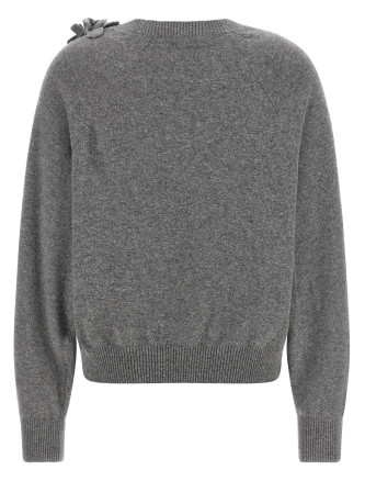 Свитер, кардиган ALBERTA FERRETTI Embroidered flower sweater (A092066040490) #
