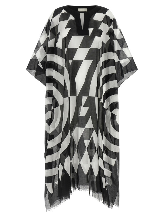 Макси DRIES VAN NOTEN Caftan with print (2610107233058975) #1