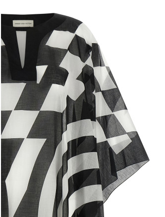 Макси DRIES VAN NOTEN Caftan with print (2610107233058975) #