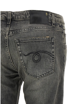 'Tobi Boy' jeans (R13WD091D571ALEYTONBLACKSTRETCH) #