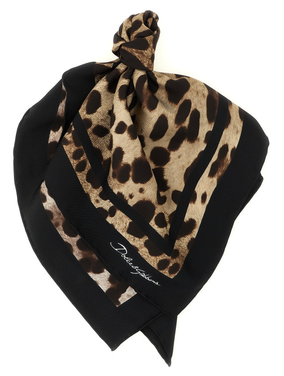 Leopard-print scarf (FN092RGDCF5HN13M) #1