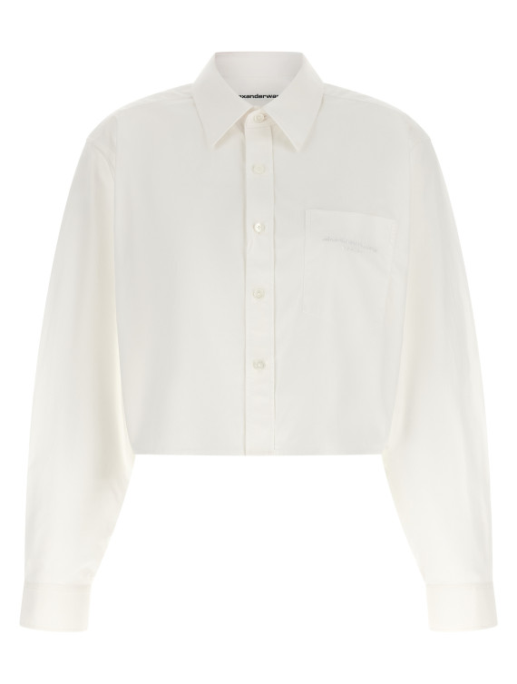 Рубашка, блузка ALEXANDER WANG Cropped shirt (1WC3261347100) #1