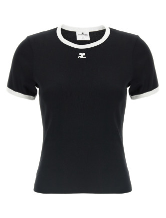 Футболка COURREGES 'Signature Contrast'
