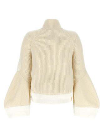 Повседневная куртка SACAI 'Nylon Twill x Wool Knit' (2608585151) #