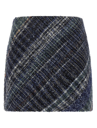 Макси MISSONI Check wool skirt